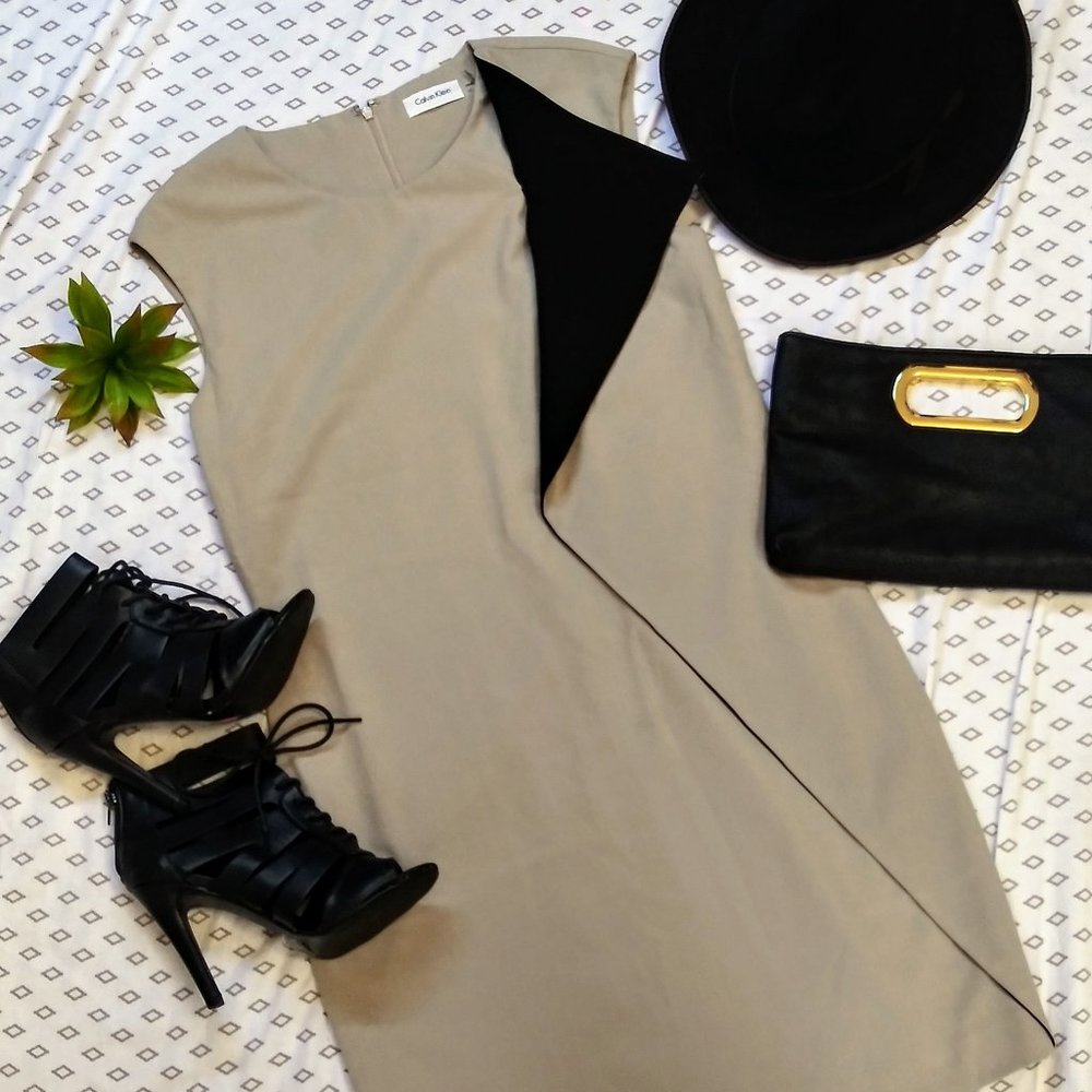 Calvin Klein Tan Skirt Size 10